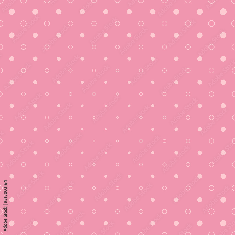 Abstract background texture. Dot seamless pattern. Dotted vector illustration. Soft color polka wallpapers, minimal style for flyer, cover, design. Bubble circle geometric ornametn, decorative element