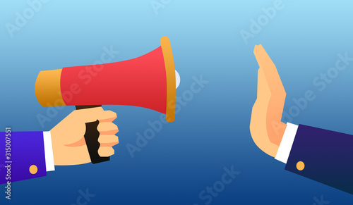 Fotografija Reporting, media, speech, slander, defamation, negative reviews, complaints, irr