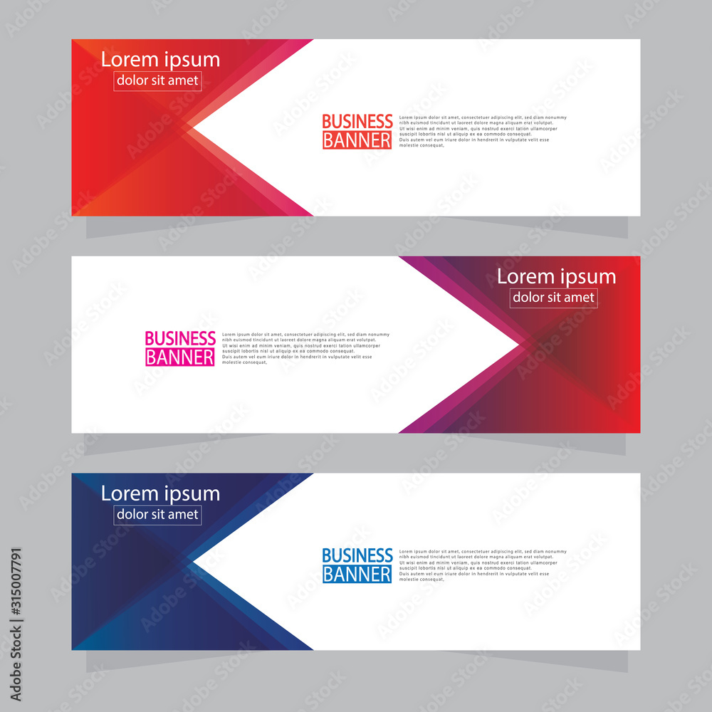 Fototapeta premium Banner background.modern template design.Vector illustration.