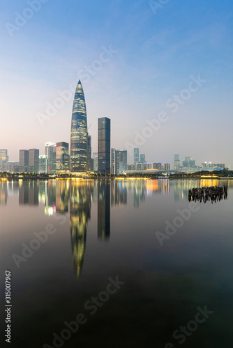 Shenzhen Houhai financial district urban skyline