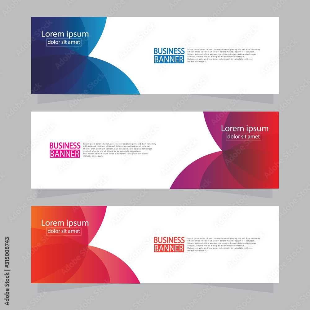 Naklejka premium Banner background.modern template design.Vector illustration.