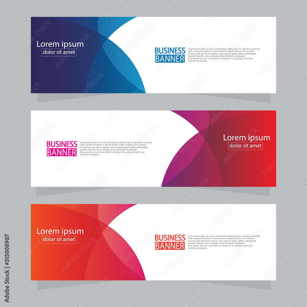 Naklejka premium Banner background.modern template design.Vector illustration.