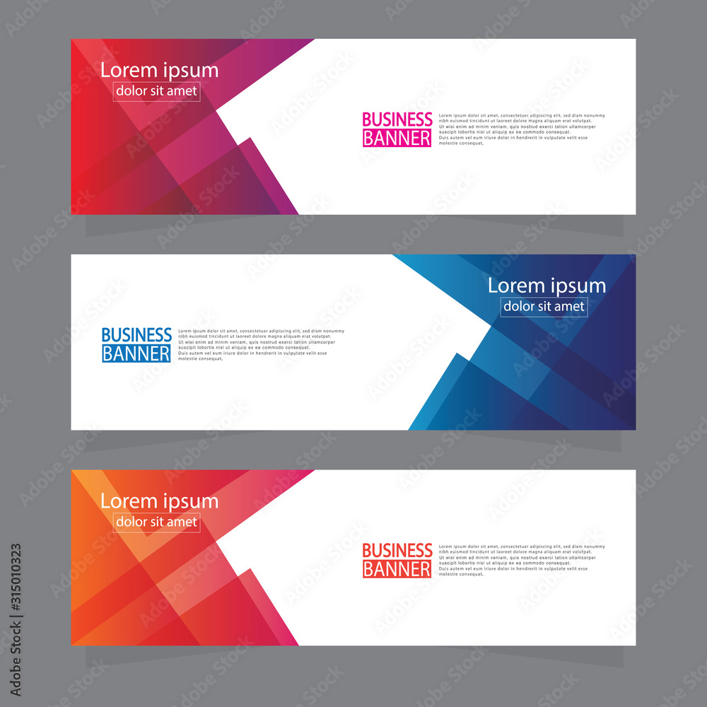 Fototapeta premium Banner background.modern template design.Vector illustration.