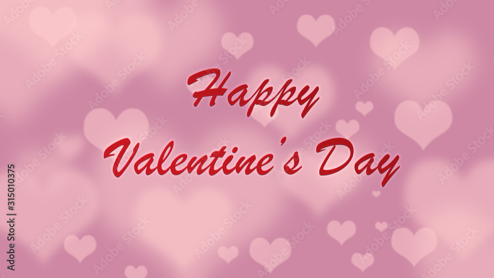 Card for Saint Valentine's Day. Letters on pink-purple background with hearts. Copyspace. Modern artwork, bright wallpaper. Flyer for your device, design or advertisement. Romantic, love concept. Card for Saint Valentine's Day. Letters on pink-purple background with hearts. Copyspace. Modern artwork, bright wallpaper. Flyer for your device, design or advertisement. Romantic, love concept.