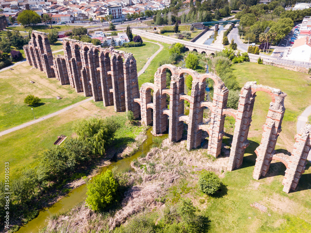 Aqueduct in Merida, Spain