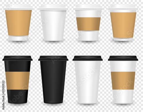 Vector realistic blank paper