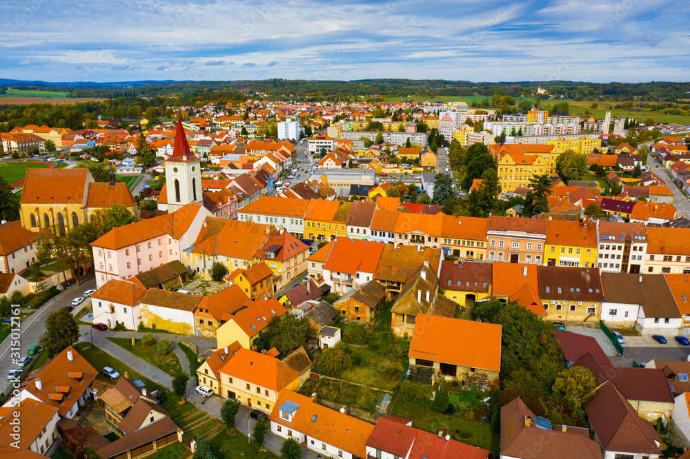 Czech town Blatna