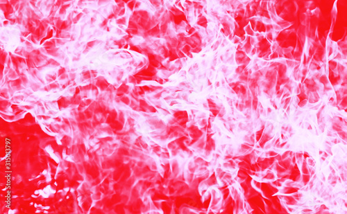 Abstract background - pattern of mixed red and white flames
