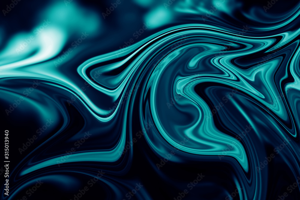 Fototapeta premium Abstract background of colorful liquid liner. Abstract texture of liquid acrylic.