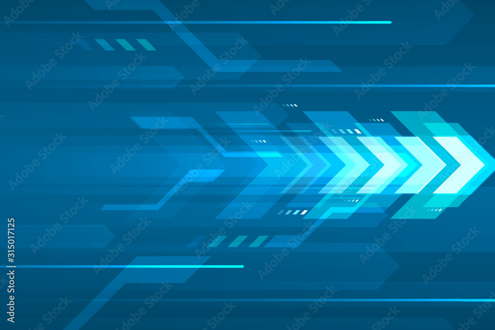 Arrow speed abstract blue background, communication data transfer technology concept. Arrow speed abstract blue background, communication data transfer technology concept.
