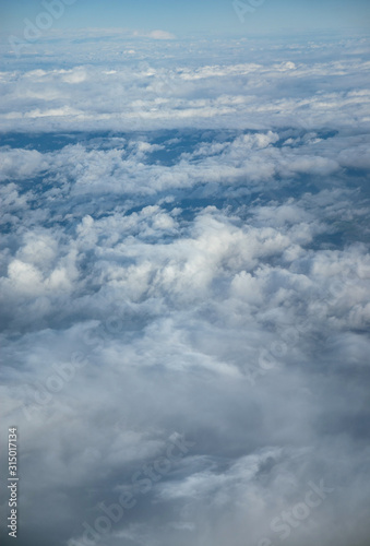 Fototapeta Naklejka Na Ścianę i Meble -  Photography of clouds made from airplane