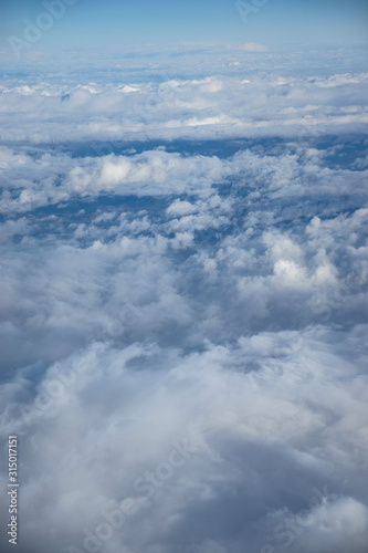 Fototapeta Naklejka Na Ścianę i Meble -  Photography of clouds made from airplane