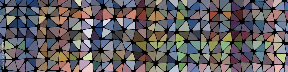 Fototapeta premium Abstract Low Polygon gradient Generative Art background illustration