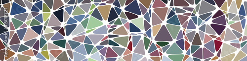 Abstract Low Polygon gradient Generative Art background illustration