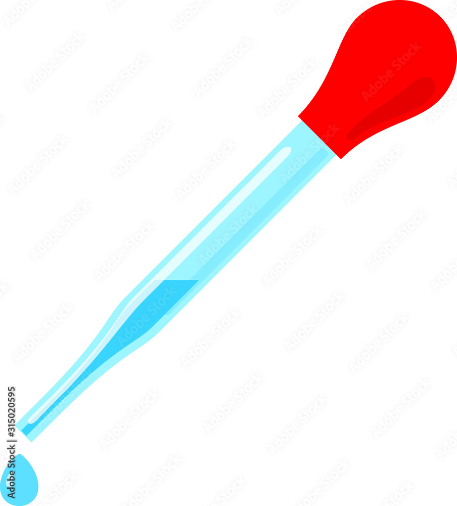 スポイトと落ちるしずく Stock ベクター Adobe Stock