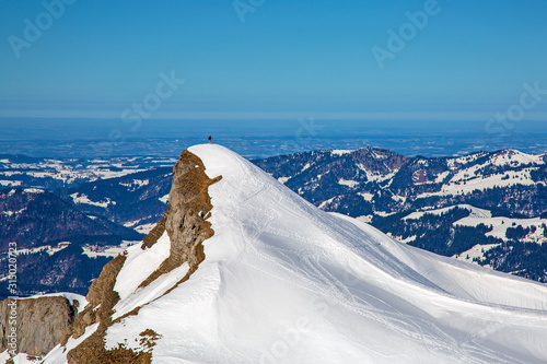 Ifen - Walsertal - Skifahrer - Tourengänger - Winter