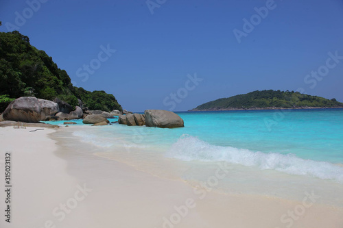  Beaches and turquoise waters of the Surin Islands, Thailand