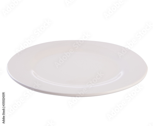 plate or empty plate on a background new.