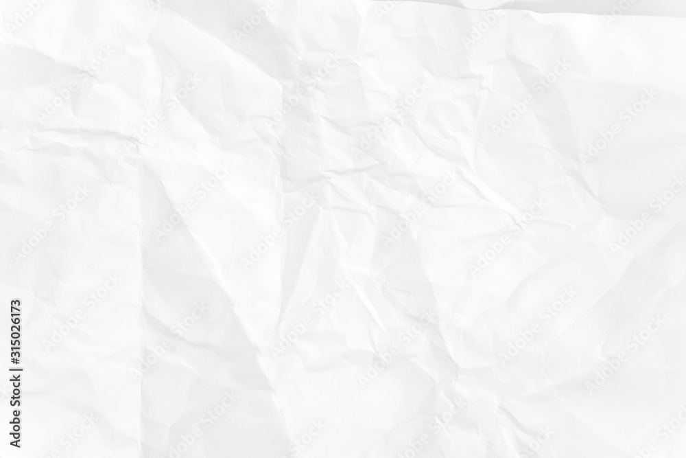 Obraz premium Paper texture Crumpled White.Top view.