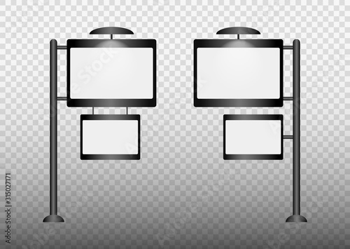 Realistic vector light box