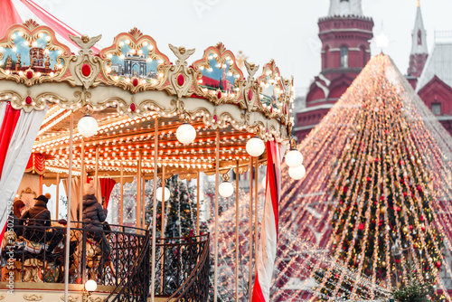 New year and Christmas in Moscow.