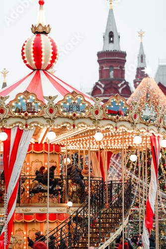 New year and Christmas in Moscow.