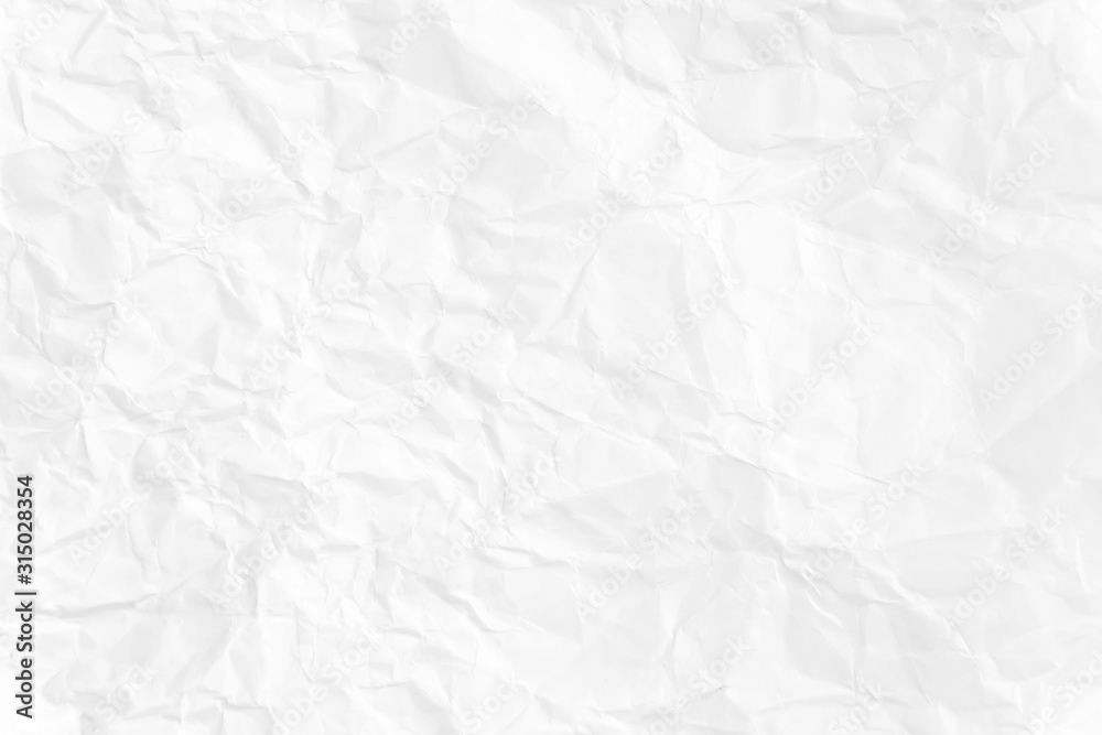 Obraz premium Paper texture Crumpled White.Top view.