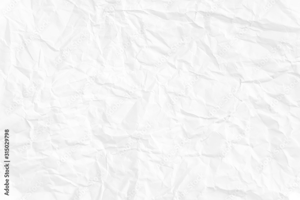 Obraz premium Paper texture Crumpled White.Top view.