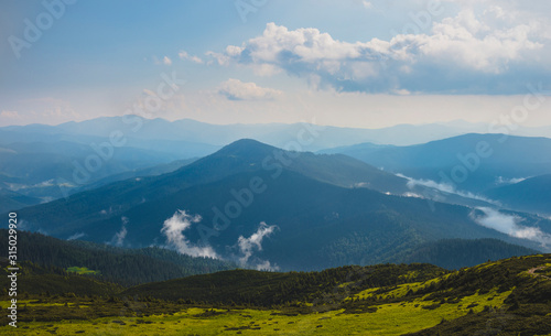 Carpathian mountains in summer © Olivia