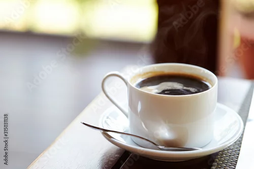 Obraz white cup of coffee