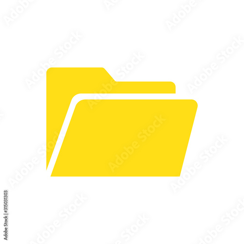 folder icon button vector