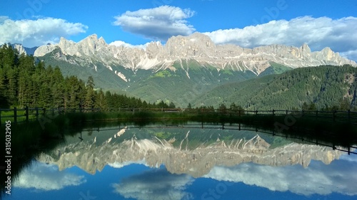 Great view of the top Cadini di Misurina range in National Park Tre Cime di Lavaredo. Dolomites  South Tyrol. Location Auronzo  Italy  Europe. Dramatic unusual scene. Beauty world.