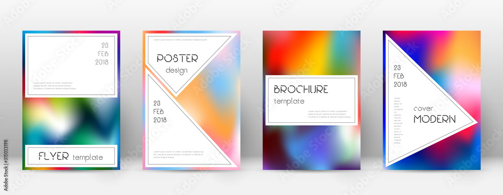 Flyer layout. Stylish brilliant template for Broch Flyer layout. Stylish brilliant template for Broch