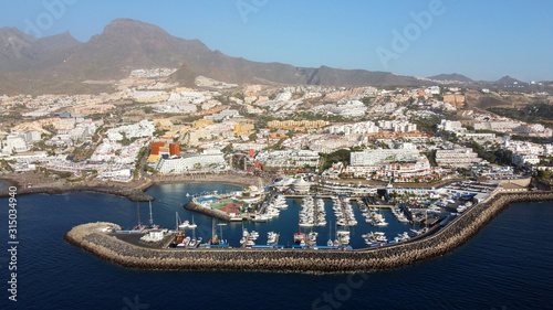 Boat harbor on Tenerife