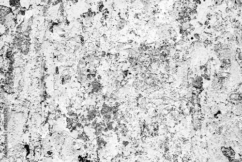 Texture of a concrete wall with cracks and scratches which can be used as a background