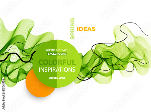 Abstract colorful vector background, color wave for design brochure, website, flyer.