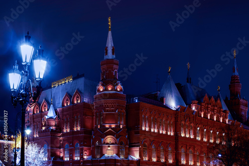 The state historical Museum is the largest national historical Museum in Russia. Founded in 1872, the building on Moscow's red square was designed by architect Sherwood and engineer Semyonov