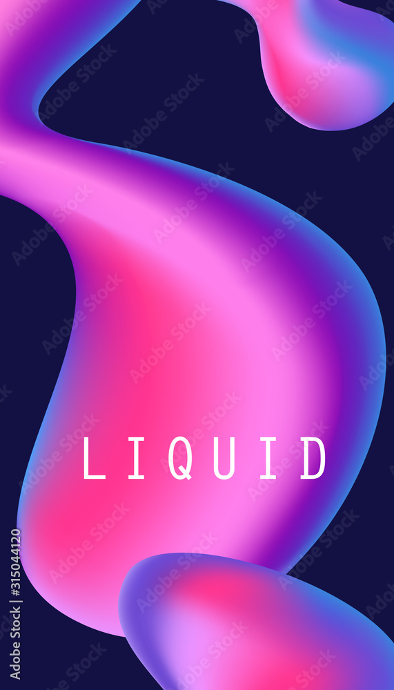 Composition of isolated modern blob shapes. Abstract background with liquid fluids. Graphic template for web Composition of isolated modern blob shapes. Abstract background with liquid fluids. Graphic template for web
