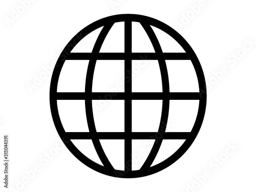 Erde Icon Symbol Vorlage 