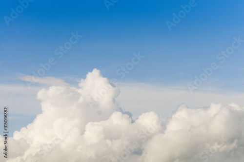 beautiful blue sky clouds background