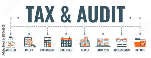 Auditing, Tax, Accounting Banner