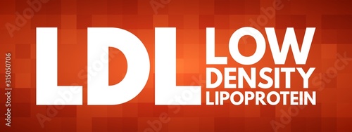 LDL - Low-Density Lipoprotein acronym, medical concept background