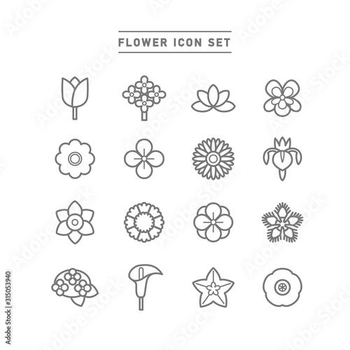 FLOWER ICON SET
