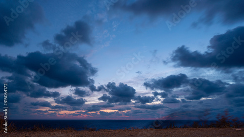 Beautiful cloudscape over Black sea