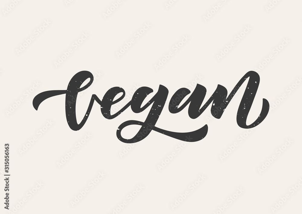 Vegan hand drawn lettering Vegan hand drawn lettering