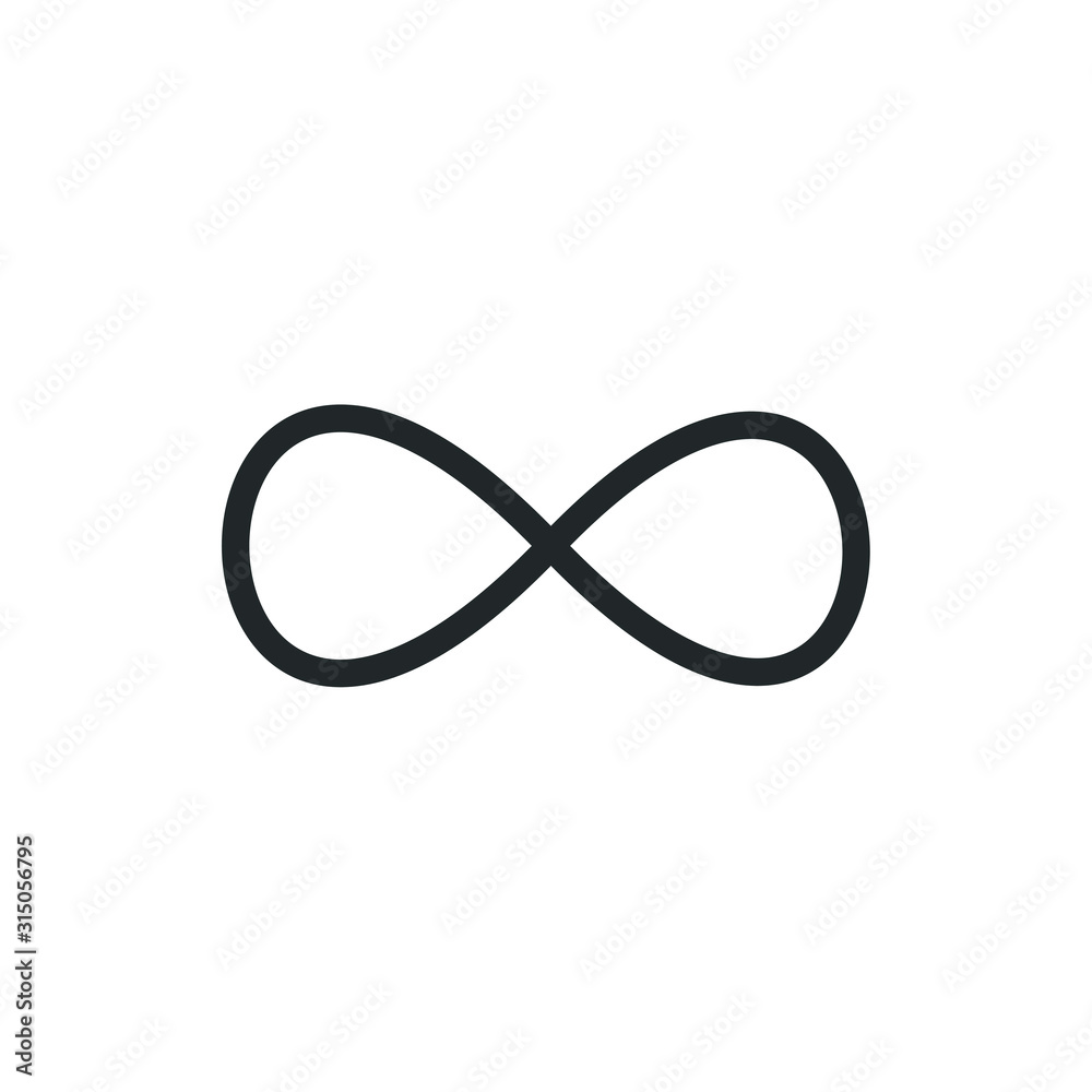 Infinity icon template color editable. eternity Premium quality symbol vector sign isolated on white background illustration for graphic and web design. Infinity icon template color editable. eternity Premium quality symbol vector sign isolated on white background illustration for graphic and web design.