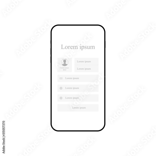Create your account vector