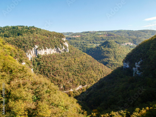 Mountain landscape of the Monti Lessini