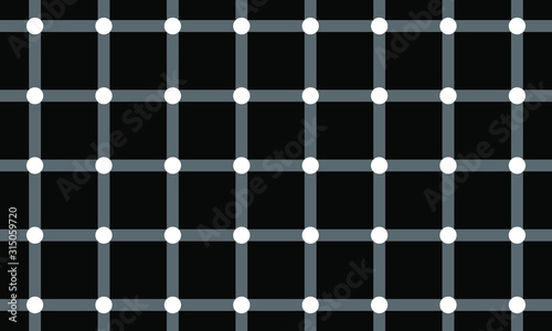 Vector Optical illusion dotted pattern design.