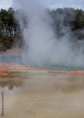 Rotorua Thermal Park. Wai o Tapu. New Zealand. Volcanic. Thermal